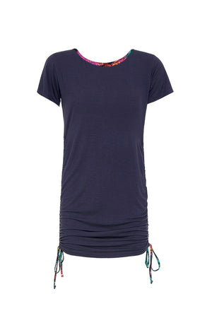 S22D35 - Vestito corto Violet Baba Design - Gipsy Fashion Wear