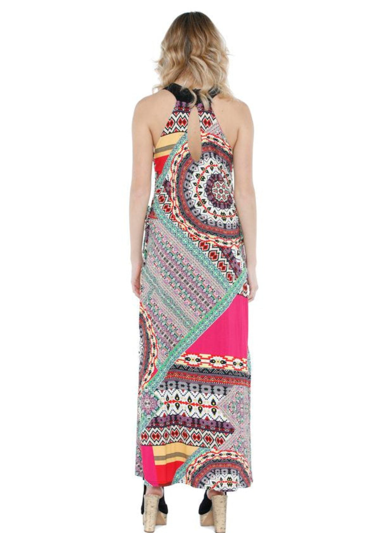 S22D49 - Vestito Lungo Bluebell Baba Design - Gipsy Fashion Wear