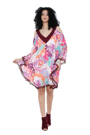 S22D70 - Caftano Magnolia Baba Design - Gipsy Fashion Wear