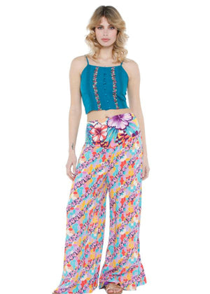 S22P10 - Pantalone Azalea Baba Design - Gipsy Fashion Wear