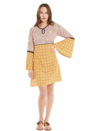 S23D05 - Vestito Majolica Tree Baba Design - Gipsy Fashion Wear