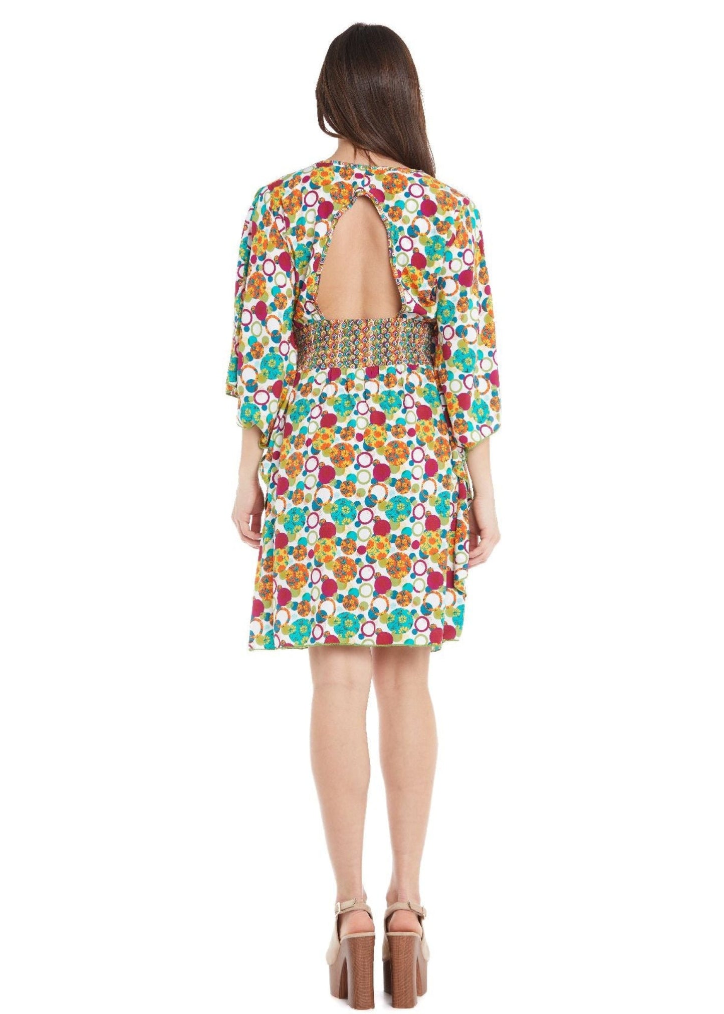 S23D18 - Baba Design Endless Party Short Kaftan