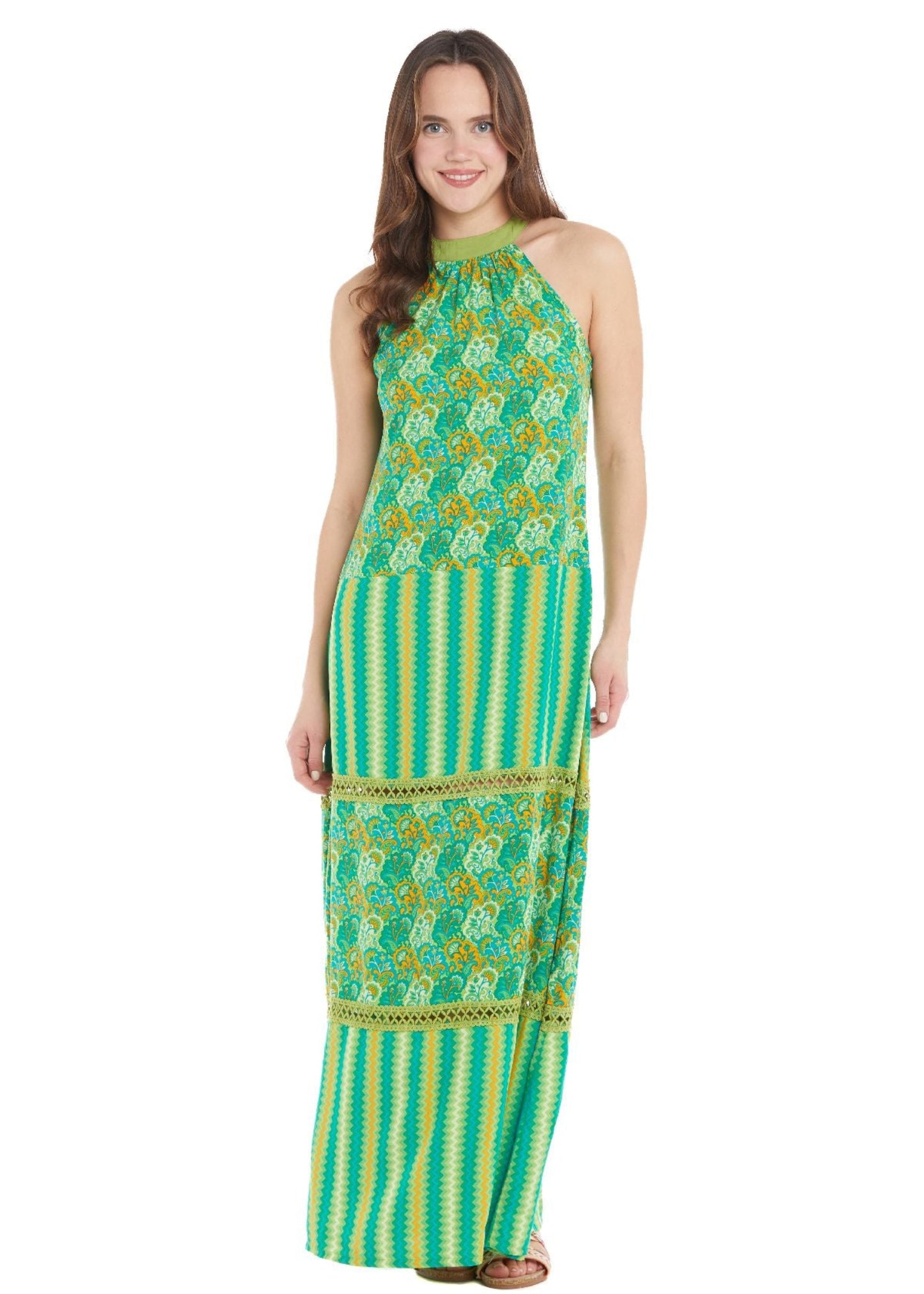 S23D19 - Energy Vibes Baba Design long dress
