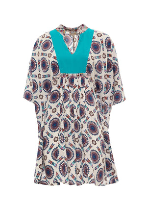 S23D36 - Kaftano Mandala Waves Baba Design - Gipsy Fashion Wear