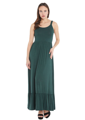 S23D39 - Vestito lungo tinta unita City Escape Baba Design - Gipsy Fashion Wear