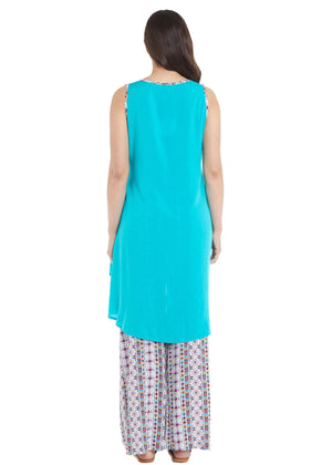 S23HBT07 - Top lungo Mandala Waves Happy Baba by Baba Design - Gipsy Fashion Wear