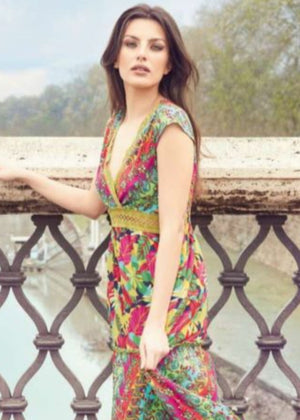 S23D22 - Vestito lungo Urban Nature Baba Design - Gipsy Fashion Wear