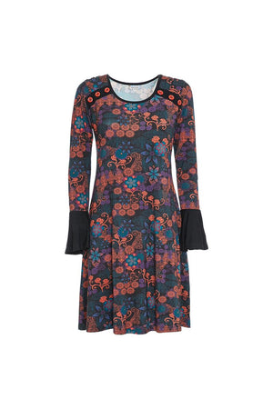 W22D22 - Abito svasato Wild Lawn Baba Design - Gipsy Fashion Wear