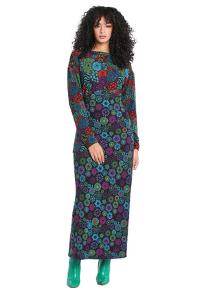 W22D23 - Vestito lungo Flower Child - Gipsy Fashion Wear