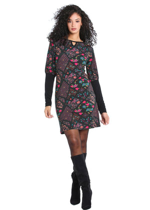 W22D28 - Abito Mountain Stripes Baba Design - Gipsy Fashion Wear