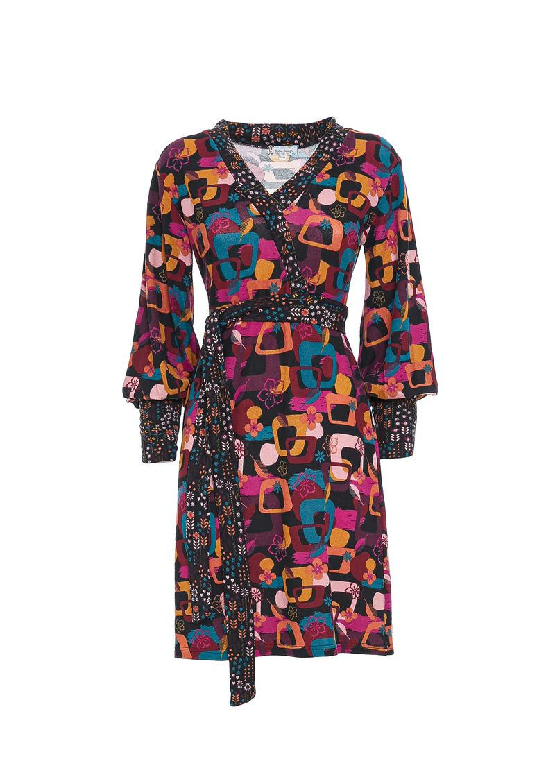 W22D30 - Abito con cintura Gypsy Leaves - Gipsy Fashion Wear