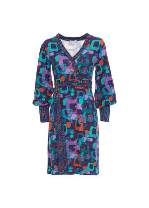 W22D30 - Abito con cintura Gypsy Leaves - Gipsy Fashion Wear