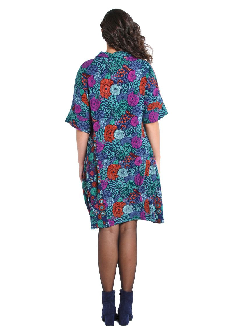 W22HBD10 - Flower Child Happy Baba Dress by Baba Design