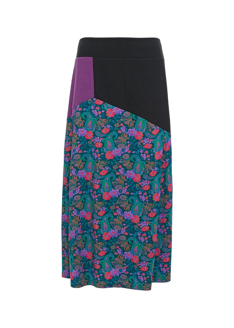 W22HBSK03 - Autumn Paisley Happy Baba skirt by Baba Design