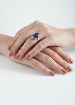 Anello Goccia di Pietra - Gipsy Fashion Wear