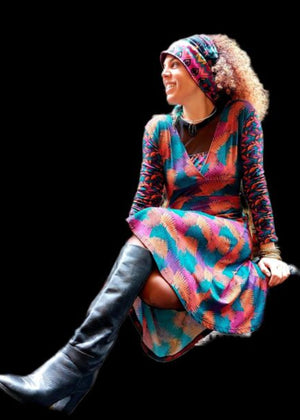 W22D02 - Abito svasato Colourful Soul Baba Design - Gipsy Fashion Wear