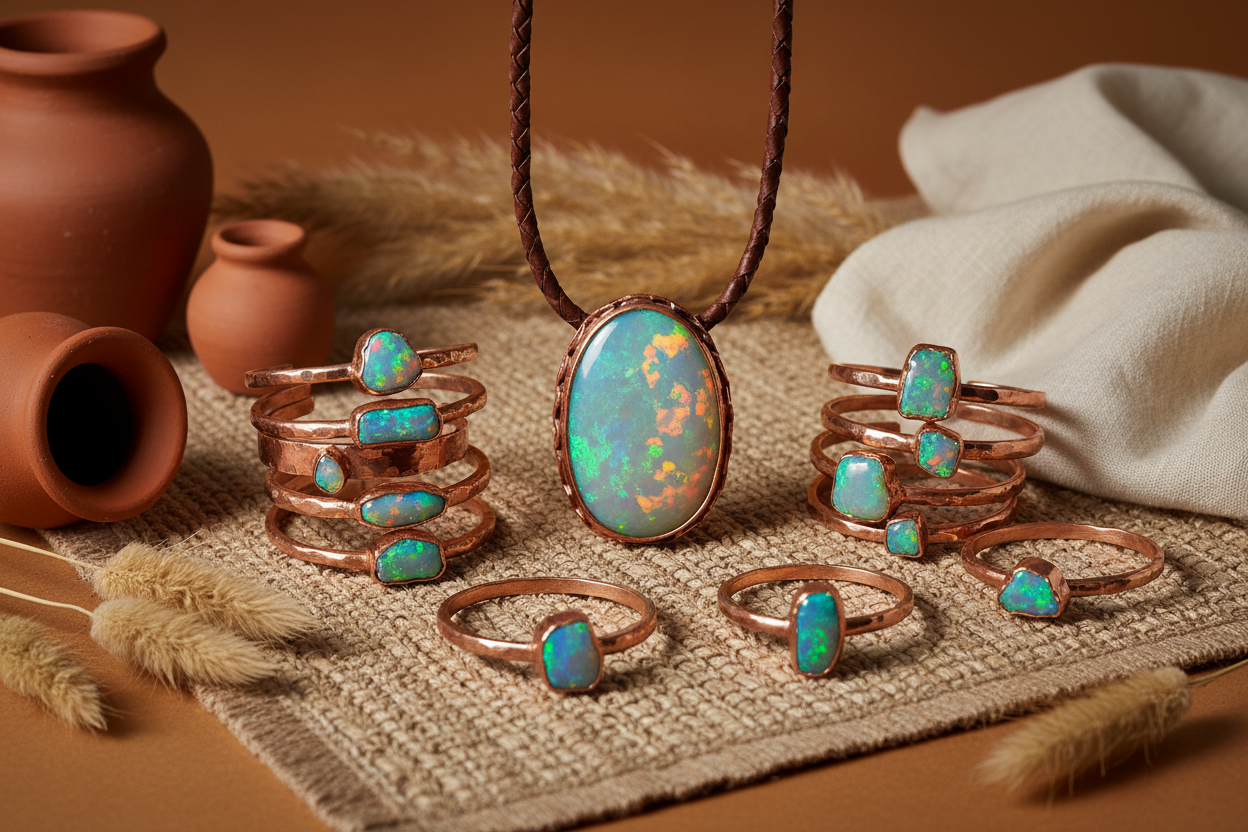 Gioielli con Opale Arcobaleno