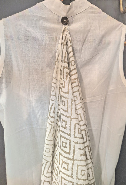 Block Print Foulard