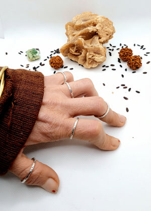 Anello Fedina Martellata - Gipsy Fashion Wear 