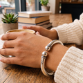Bracciale Rigido Banu | Bagno d'Argento Stile Tribale