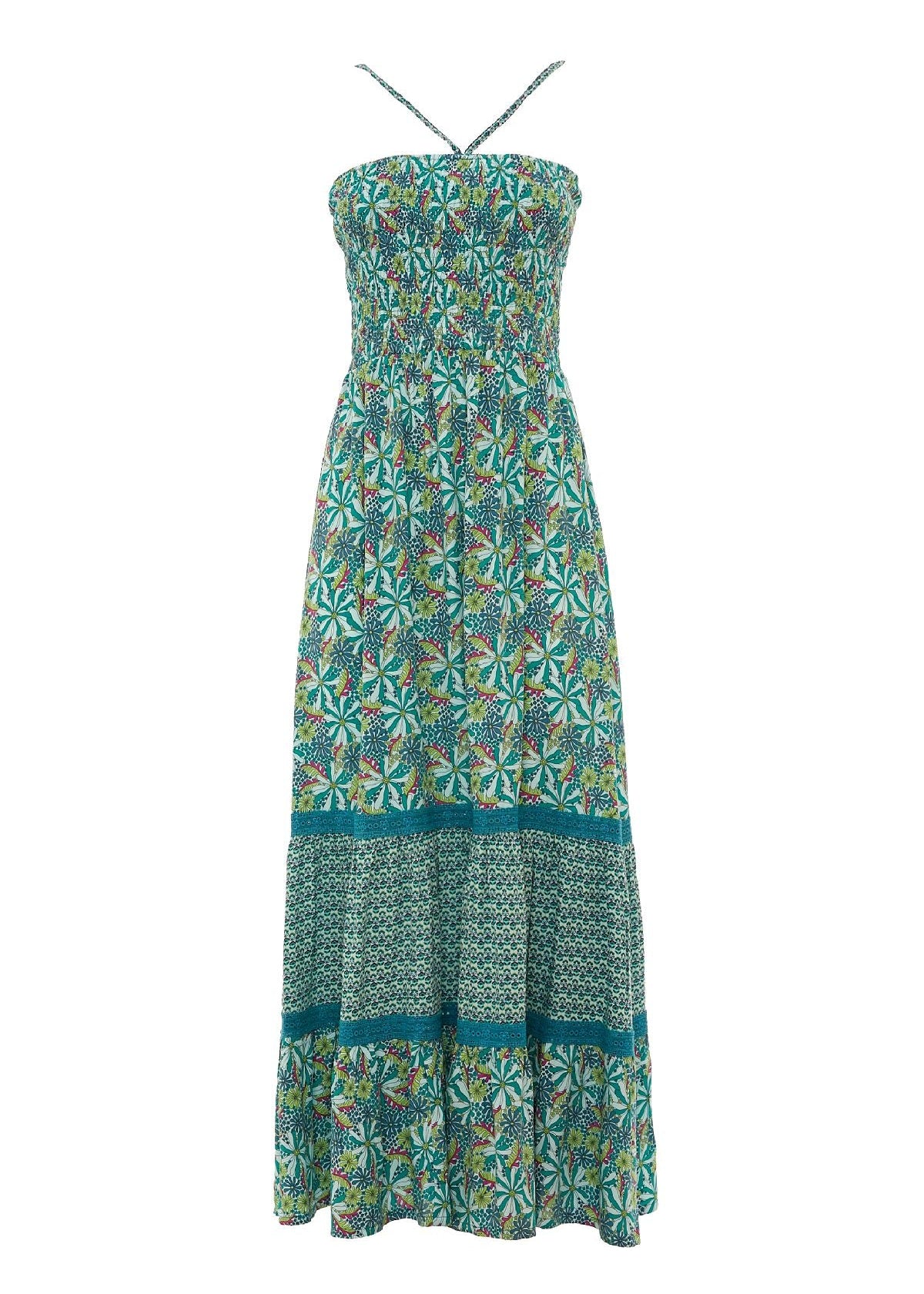 S23D07 - Vestito lungo Avenue Colors Baba Design - Gipsy Fashion Wear 