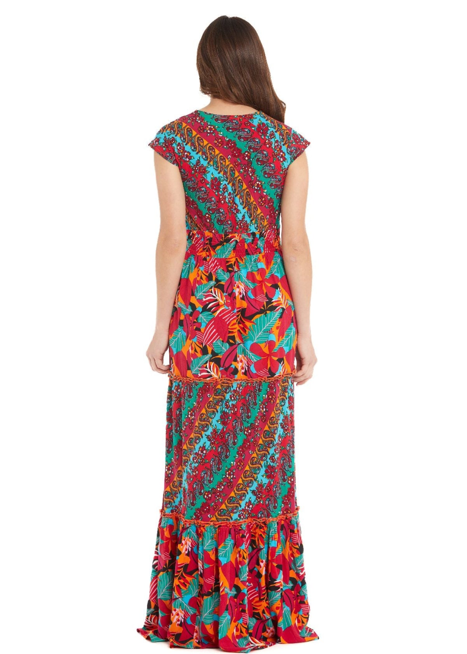 S23D22 - Vestito lungo Urban Nature Baba Design - Gipsy Fashion Wear 