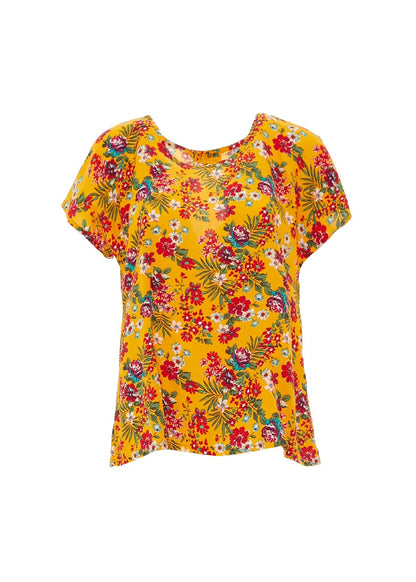 S23T12 - Suéter con diseño de Baba con flores primaverales