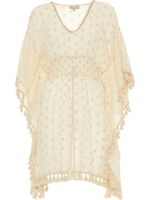 S24C209 - Caftano corto Jade Plant Baba Design - Gipsy Fashion Wear 