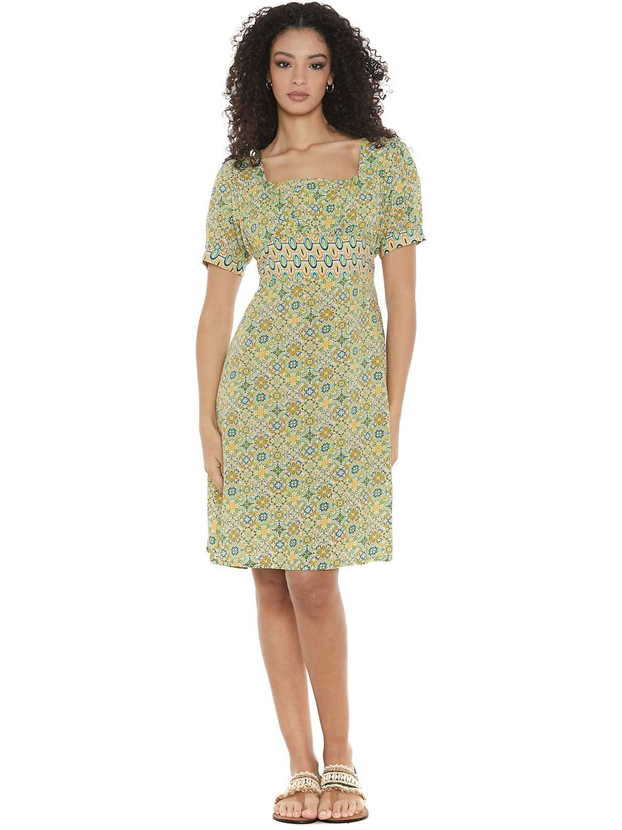 S24D02 - Vestito corto Yucca Boat Baba Design - Gipsy Fashion Wear 