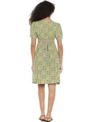 S24D02 - Vestito corto Yucca Boat Baba Design - Gipsy Fashion Wear 