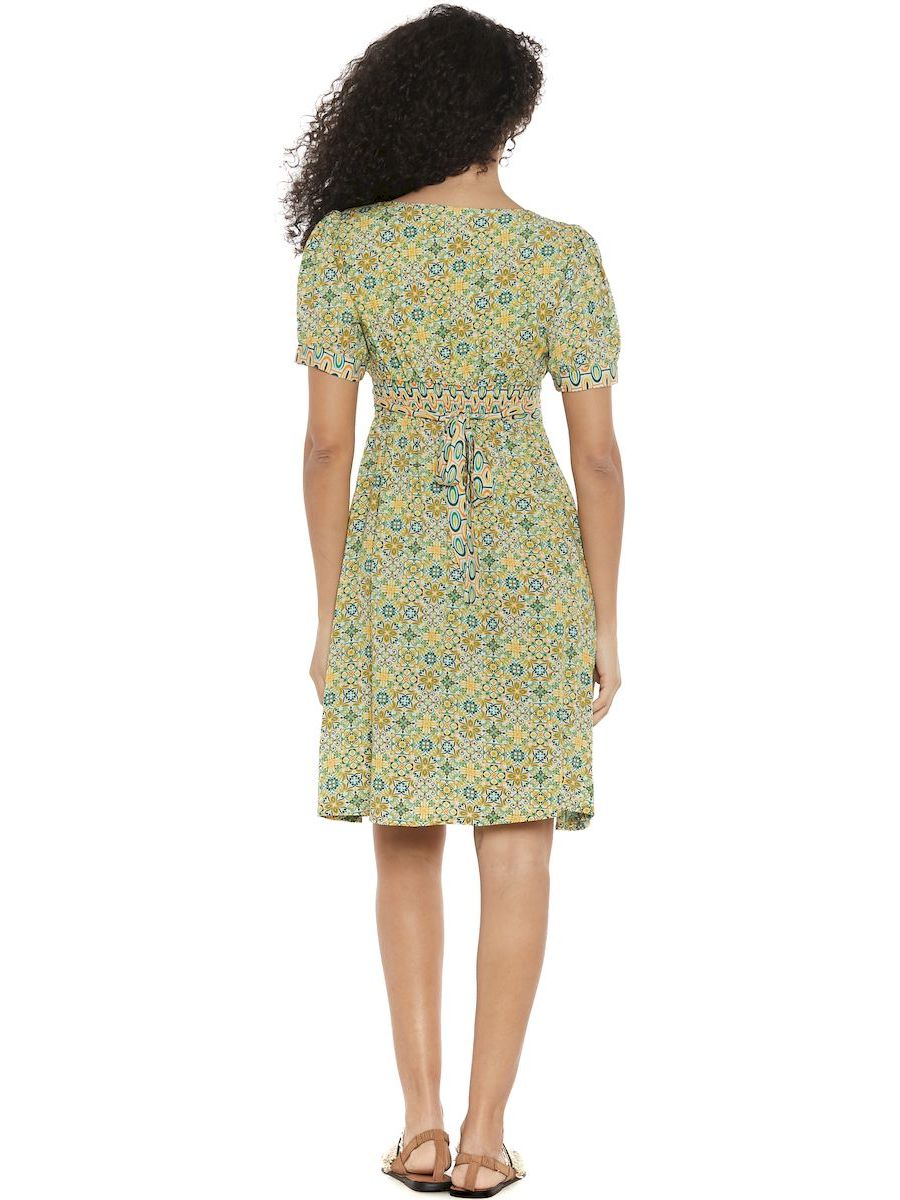 S24D02 - Vestito corto Yucca Boat Baba Design - Gipsy Fashion Wear 