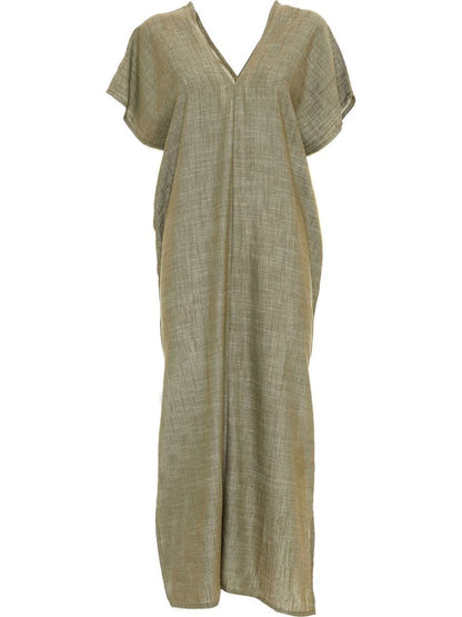 S24D114 - Bamboo Plant Baba Design Caftan