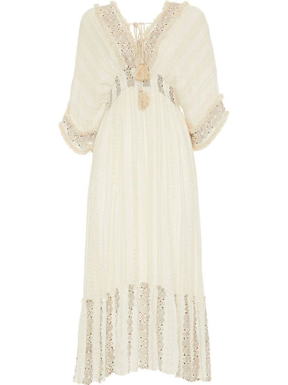 S24D201 - Mangrove Trip Baba Design long dress