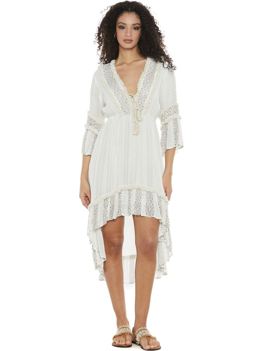 S24D202 - Vestito asimmetrico Mangrovie Trip Baba Design - Gipsy Fashion Wear 