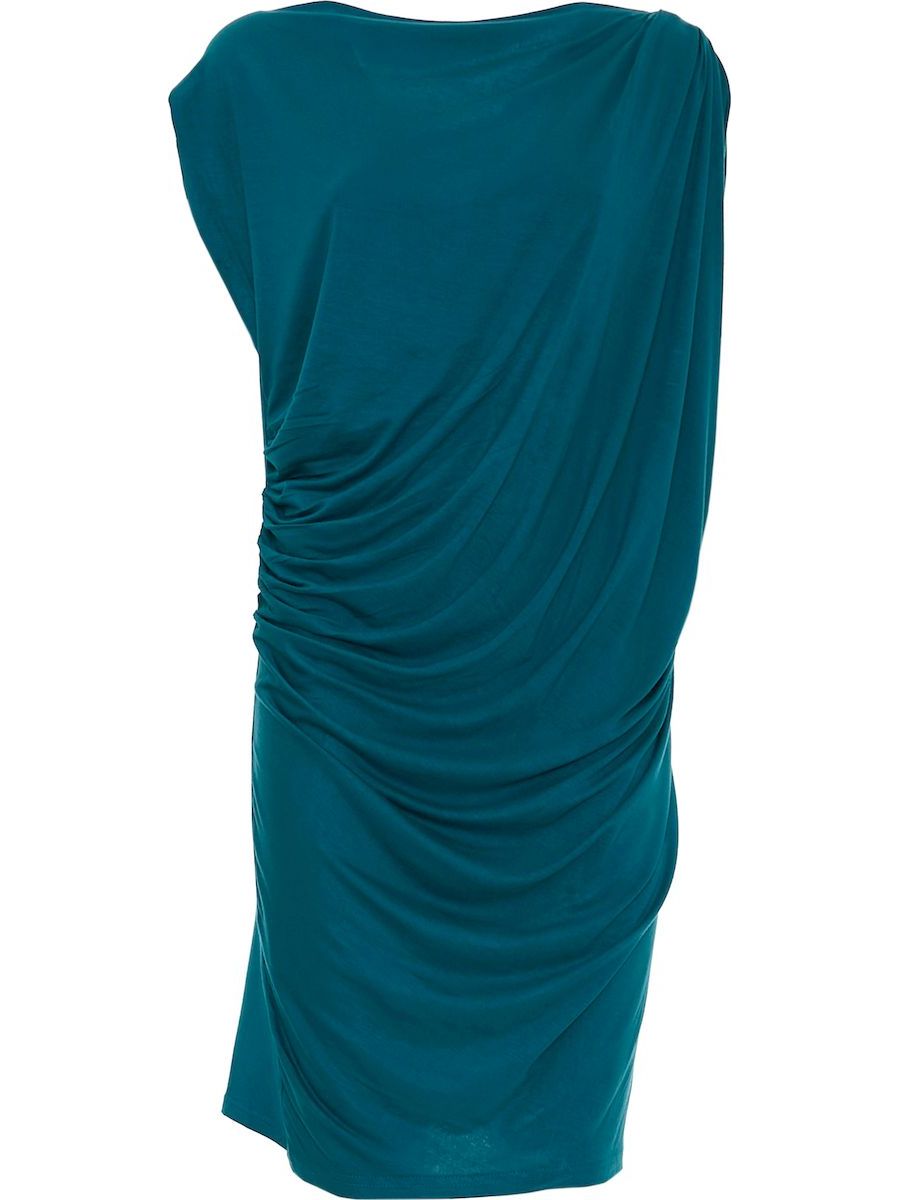 S24D24 - Heliconia Sky Baba Design solid color dress