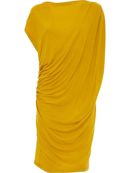 S24D24 - Heliconia Sky Baba Design solid color dress