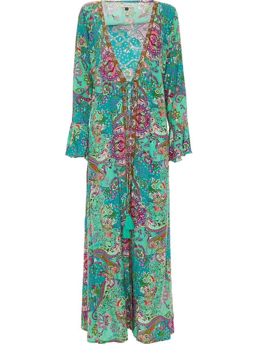 S24D310 - Vestito lungo Pachira Acquatica Baba Design - Gipsy Fashion Wear 