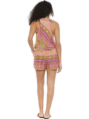 S24D318 - Tuta corta Guanabana Desert Baba Design - Gipsy Fashion Wear 