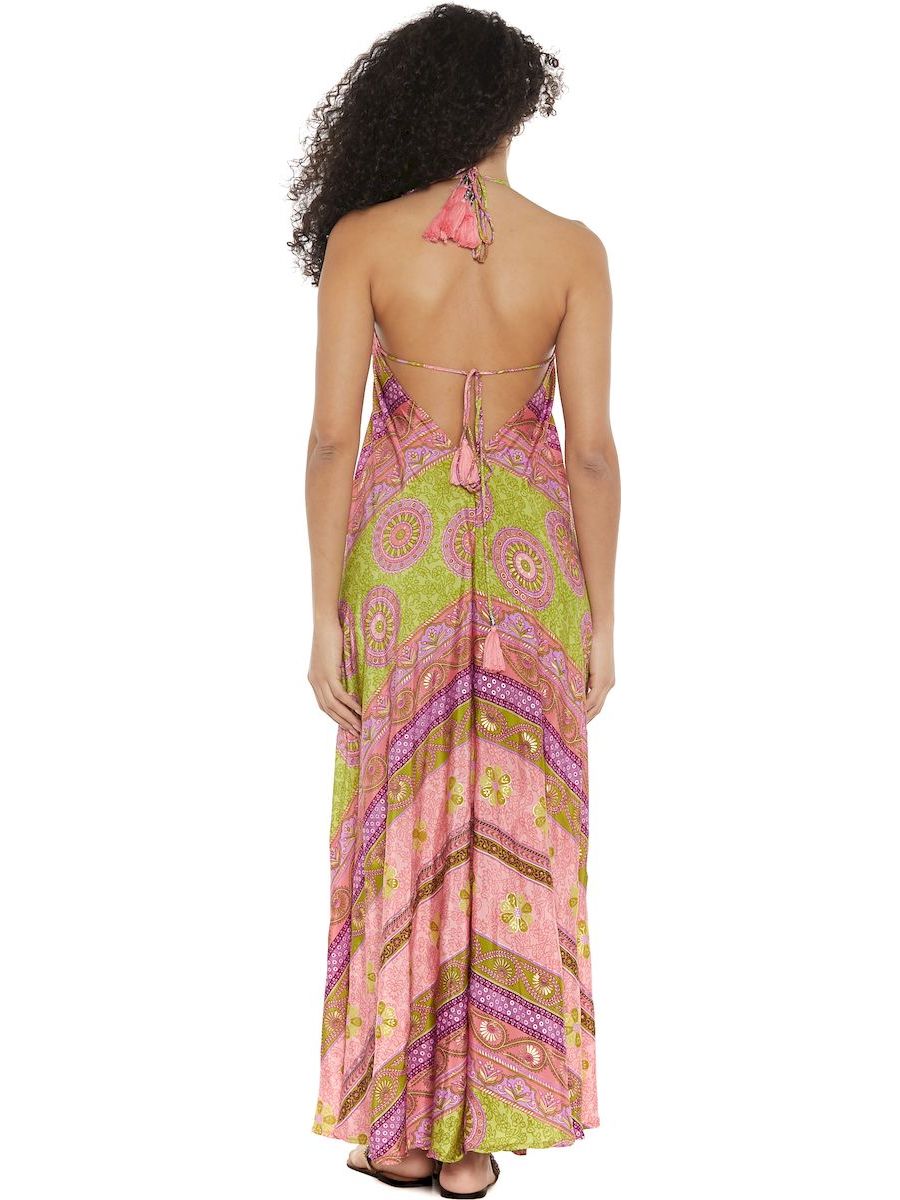 S24D319 - Guanabana Desert Baba Design long dress