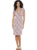 S24D34 - Vestito longuette Floating Lotus Baba Design - Gipsy Fashion Wear 