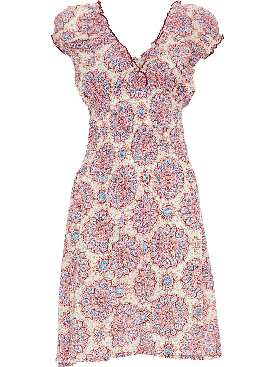 S24D34 - Vestito longuette Floating Lotus Baba Design - Gipsy Fashion Wear 