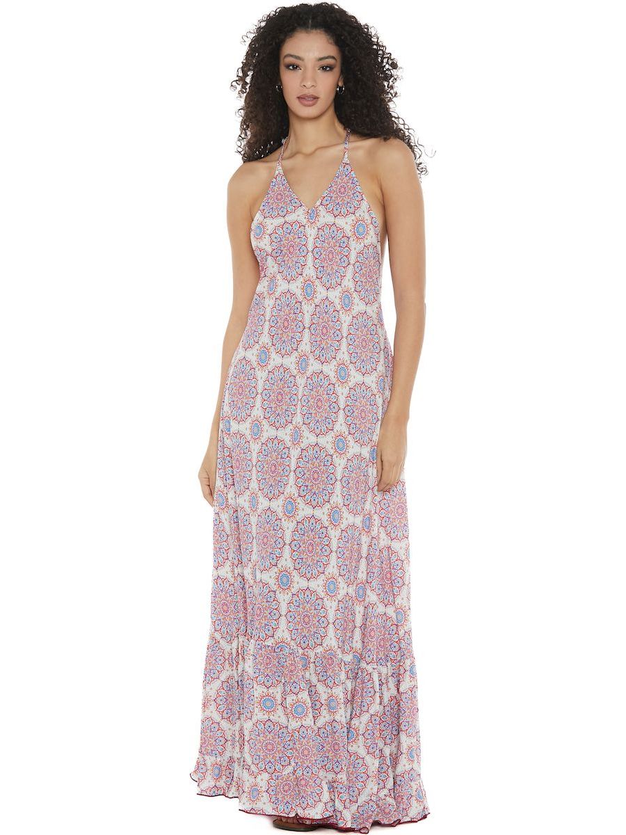 S24D49 - Vestito lungo Floating Lotus Baba Design - Gipsy Fashion Wear 