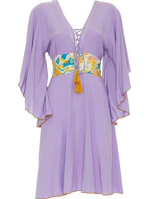 S24D50 - Vestito corto Gardenia Blossom Baba Design - Gipsy Fashion Wear 