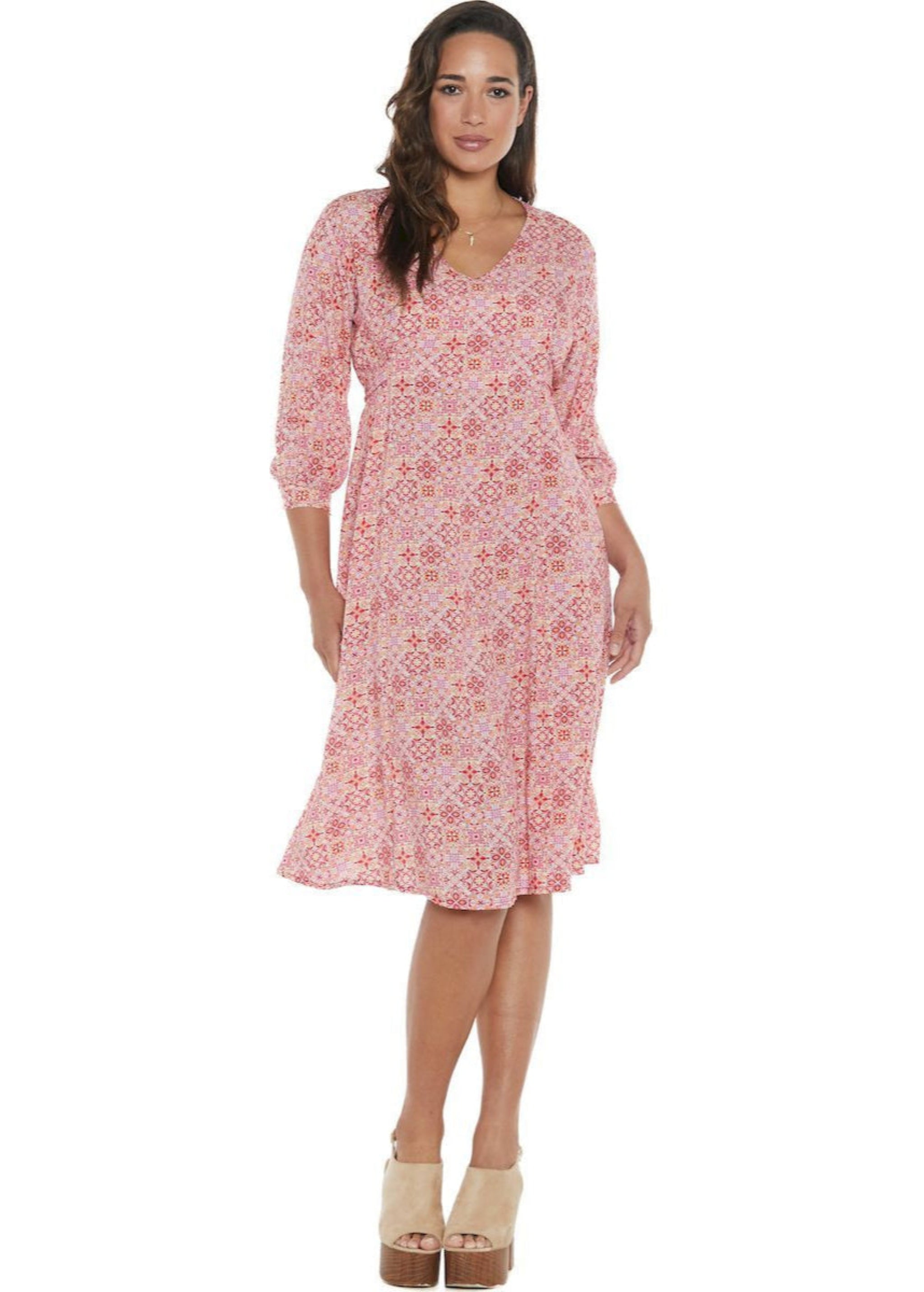 S24HBD07 - Vestito longuette Happy Baba di Baba Design - Gipsy Fashion Wear 