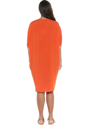 S24HBD09 - Vestito tinta unita Happy Baba di Baba Design - Gipsy Fashion Wear 