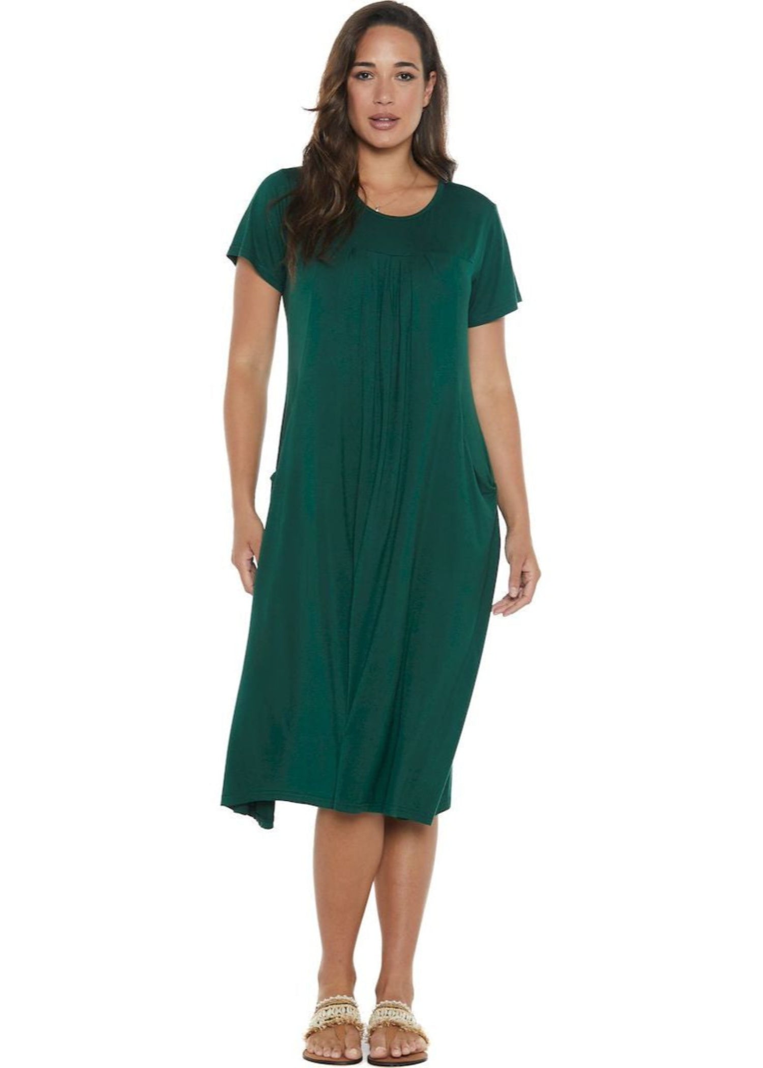 S24HBD10 - Vestito tinta unita Happy Baba di Baba Design - Gipsy Fashion Wear 