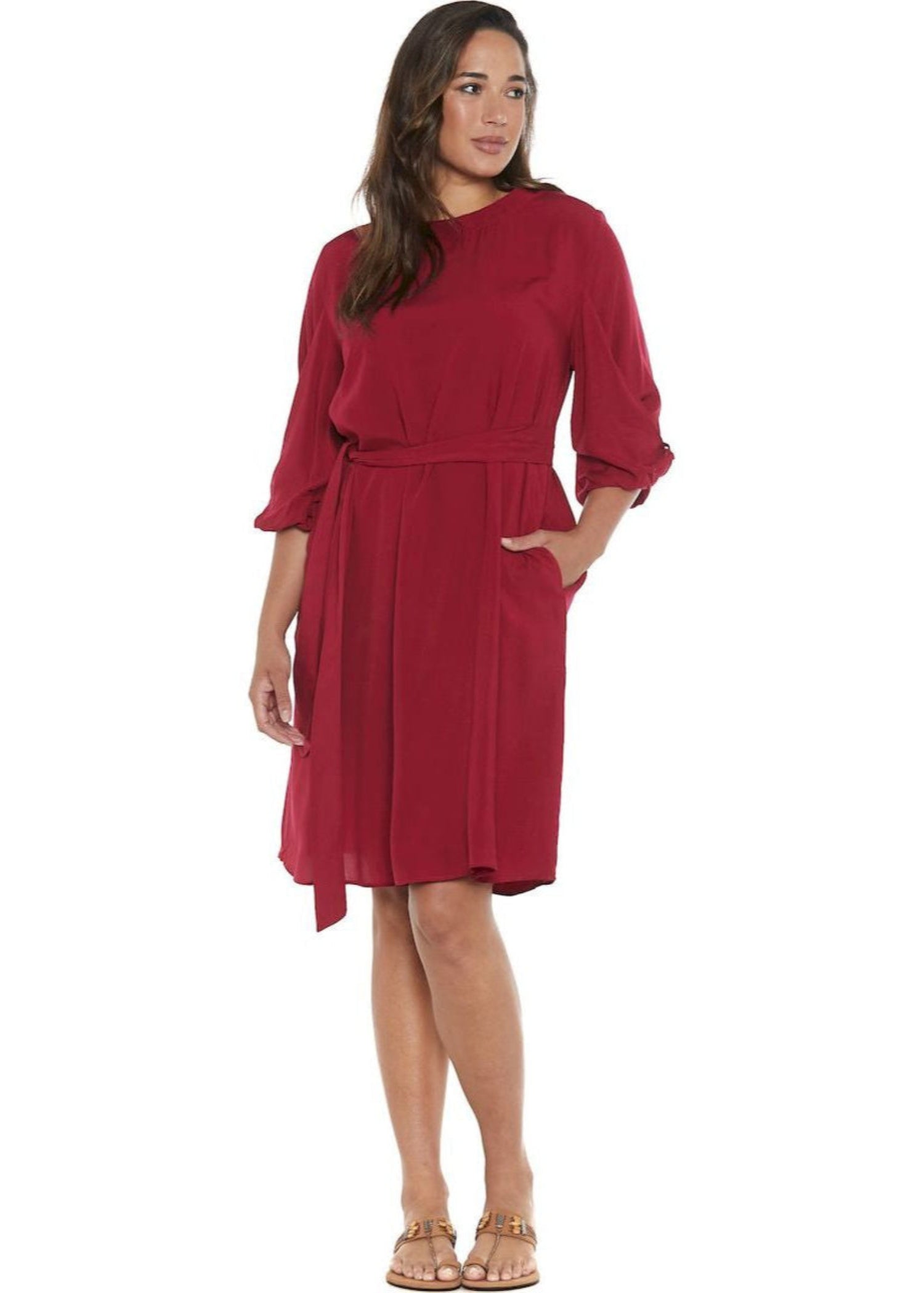 S24HBD14 - Vestito tinta unita Happy Baba di Baba Design - Gipsy Fashion Wear 