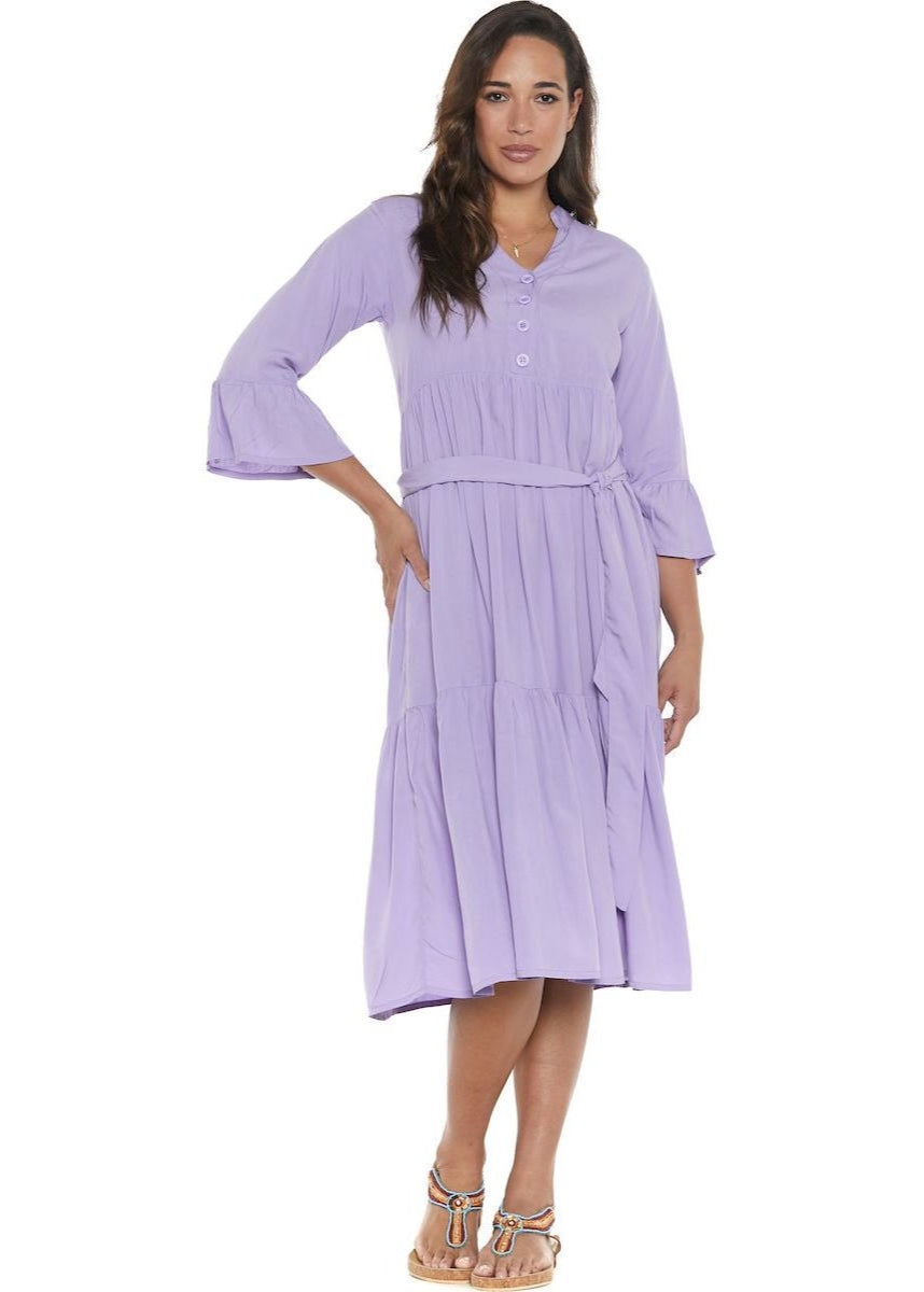 S24HBD16 - Vestito tinta unita Happy Baba di Baba Design - Gipsy Fashion Wear 