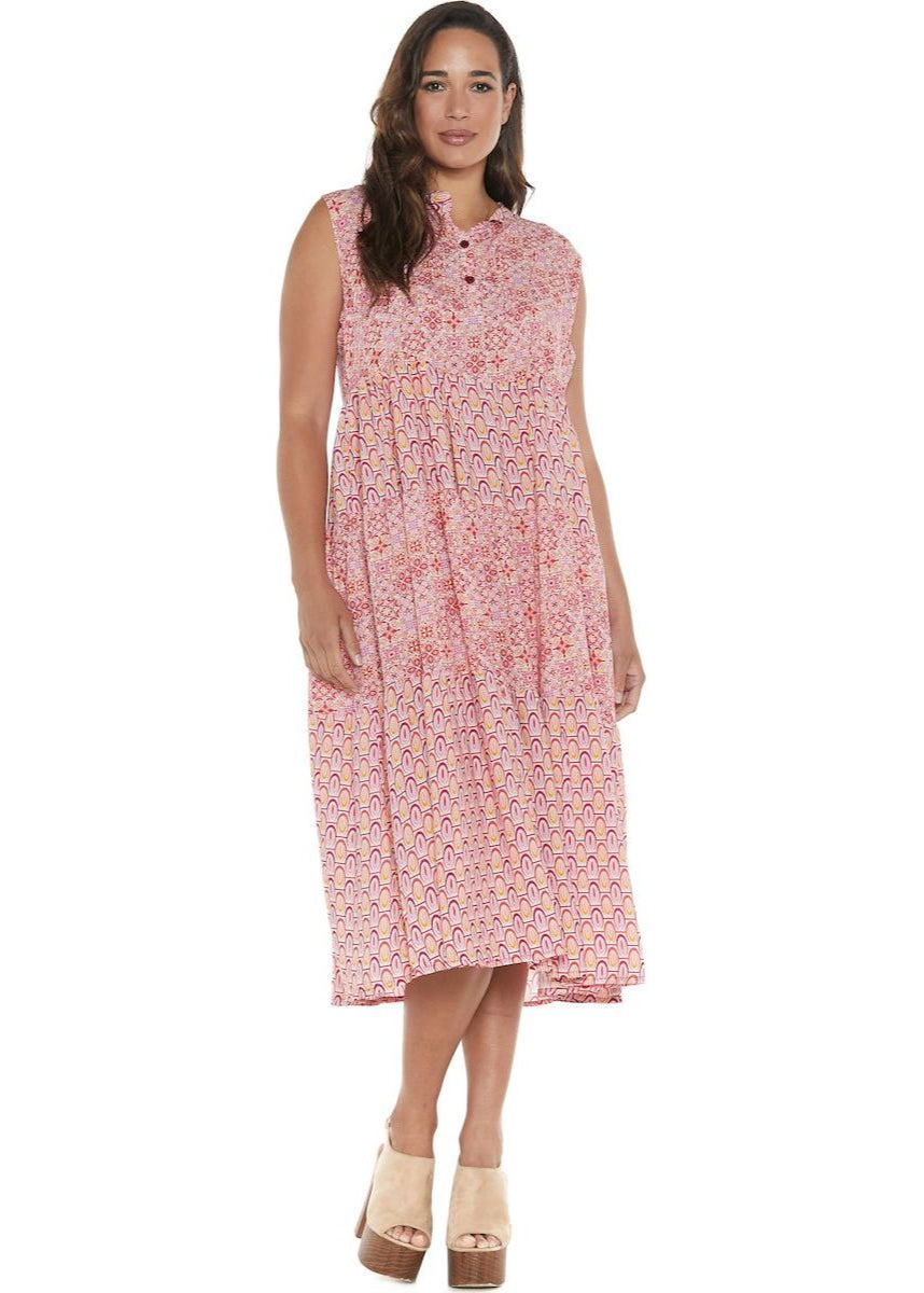 S24HBD18 - Vestito lungo Happy Baba di Baba Design - Gipsy Fashion Wear 