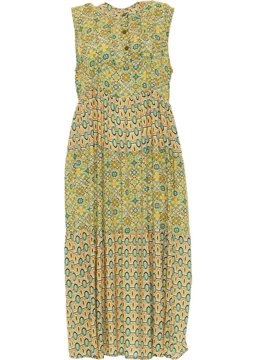 S24HBD18 - Vestito lungo Happy Baba di Baba Design - Gipsy Fashion Wear 